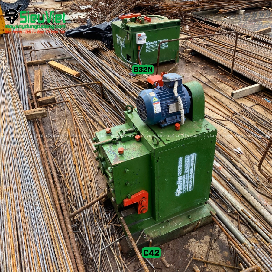 Máy cắt sắt C42 Nhật Bản cũ bàn giao