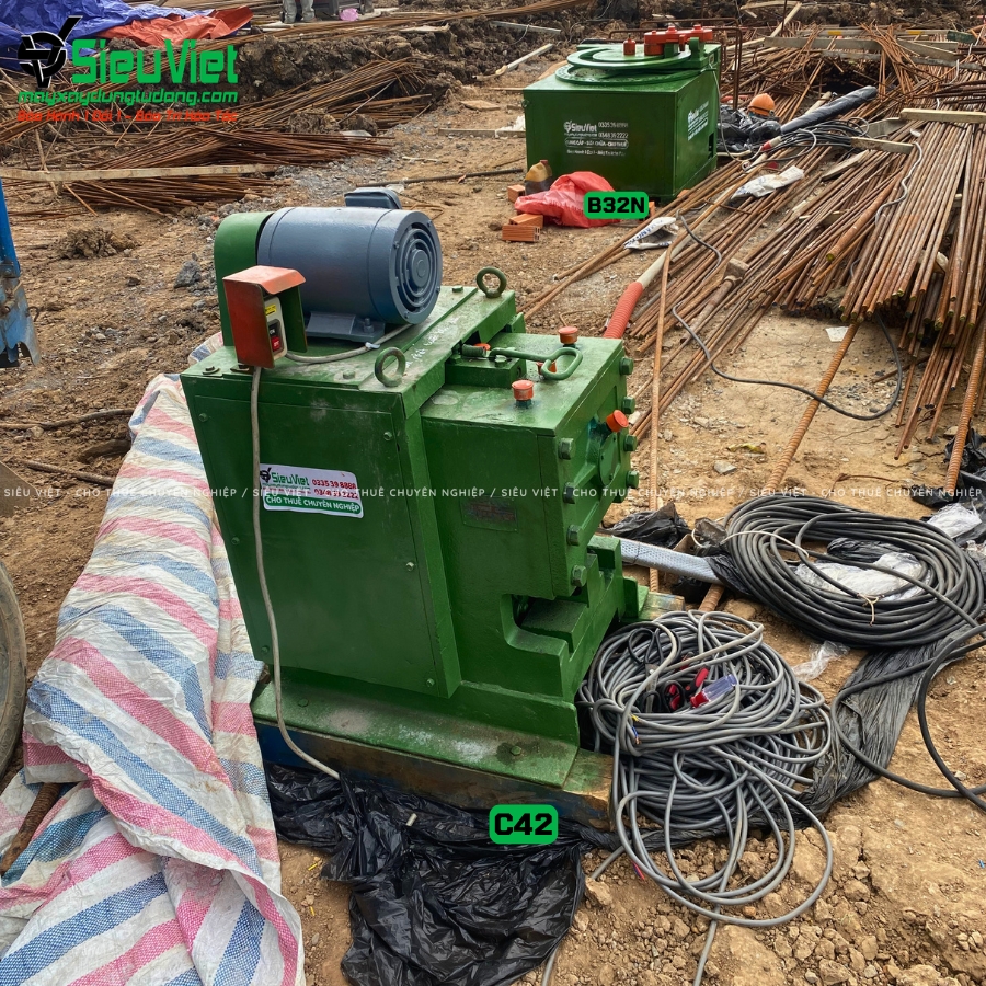 Máy cắt sắt C42 Nhật Bản cũ bàn giao