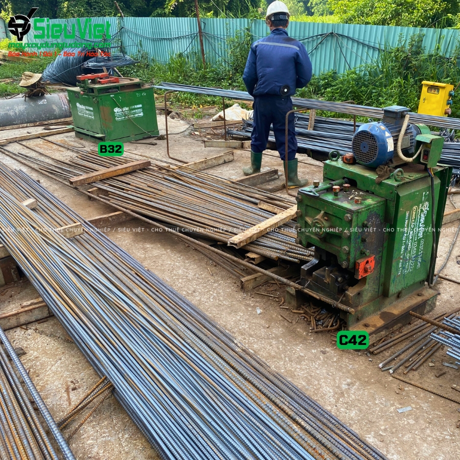 Máy cắt sắt C42 Nhật Bản cũ bàn giao