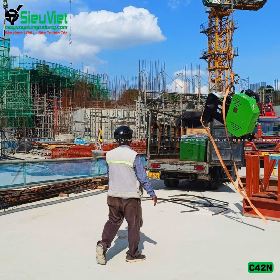 Máy cắt sắt C42N giao thuê tháng