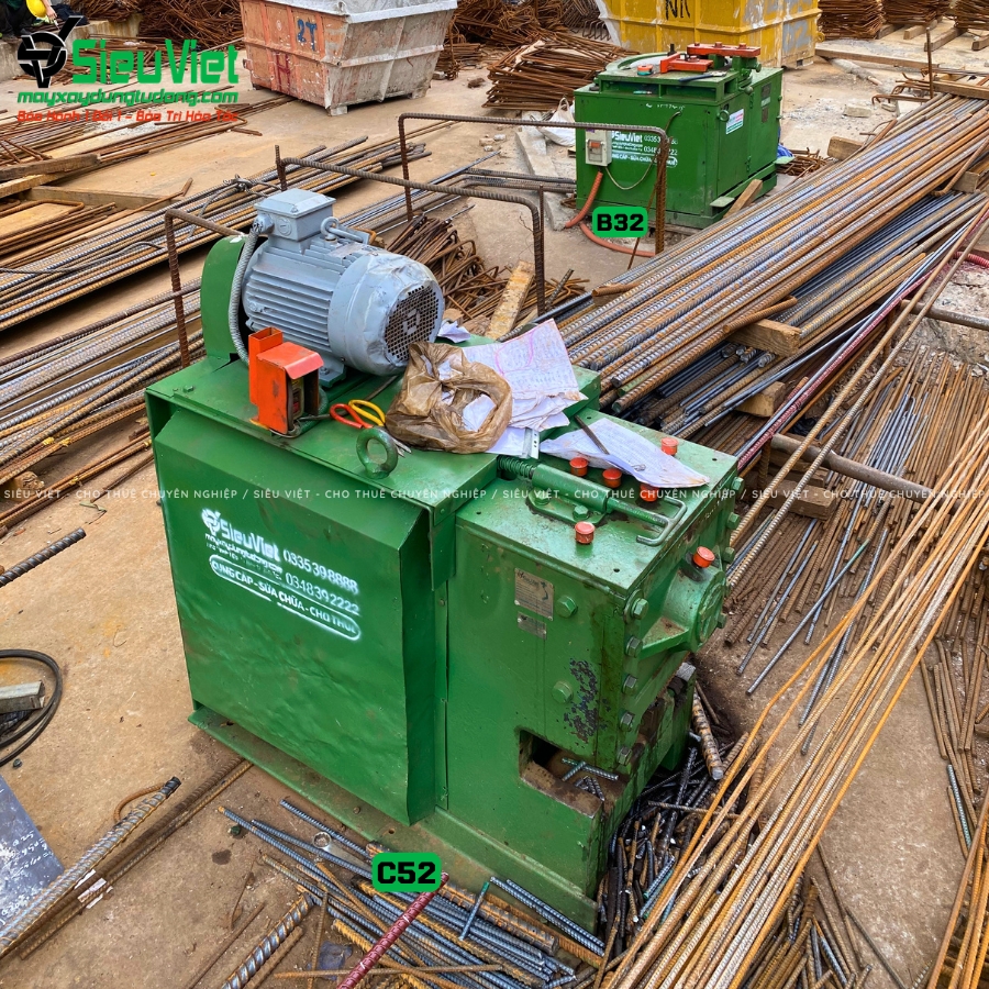 Máy cắt sắt C52 Nhật Bản bàn giao