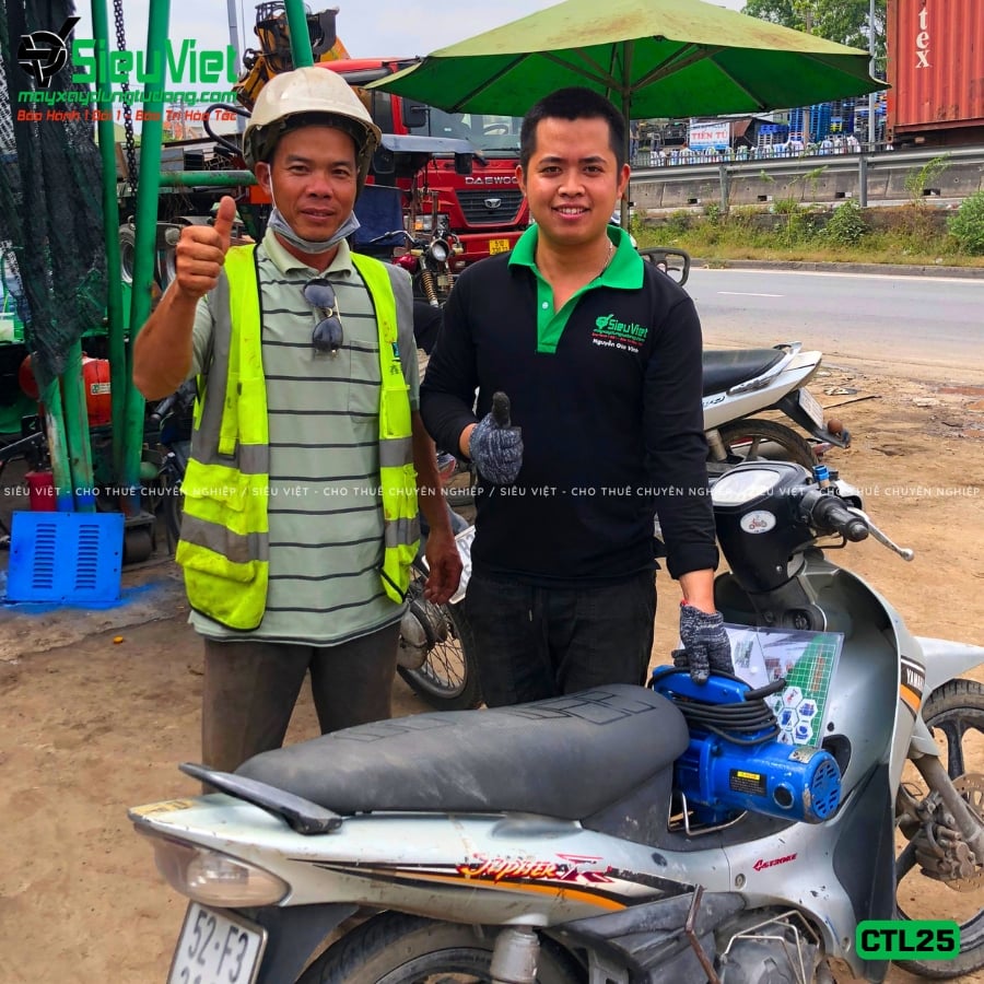Máy cắt&nbsp;sắt cầm tay CTL25 giao&nbsp;thuê&nbsp;ngày tại Siêu Việt