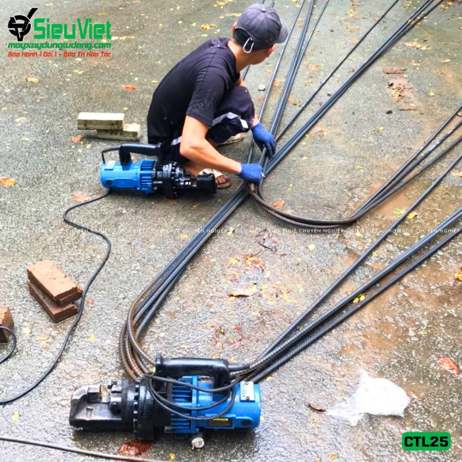 Máy cắt&nbsp;sắt cầm tay CTL25 giao&nbsp;thuê&nbsp;tháng tại Thuận An, Bình Dương
