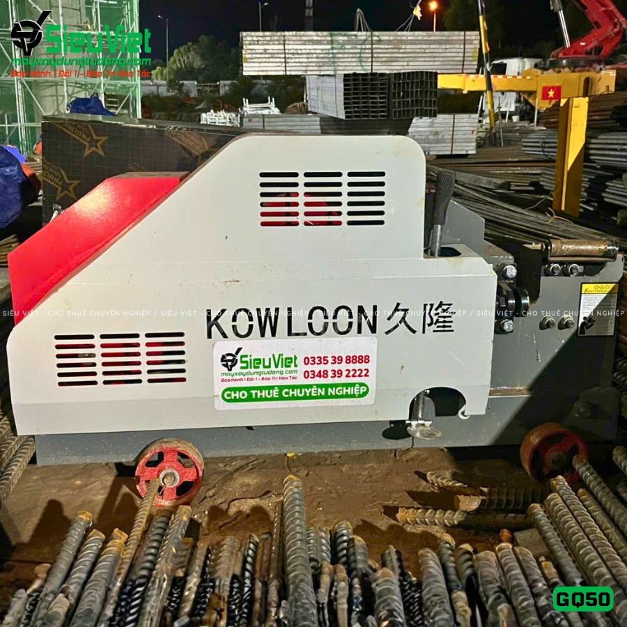 Máy cắt sắt GQ50 Kowloon bàn giao