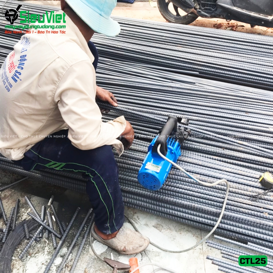Máy cắt sắt thủy lực cầm tay phi 25 Hàn Quốc cũ bàn giao