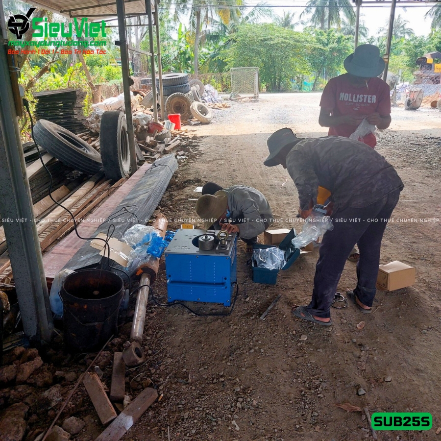 Máy uốn sắt Seoul SUB25S Hàn Quốc bàn giao