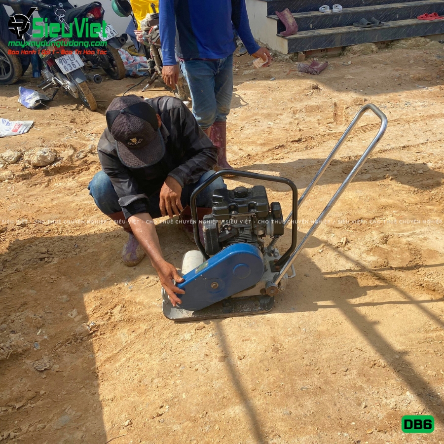Máy đầm bàn DB6 48Kg-65Kg giao thuê tháng