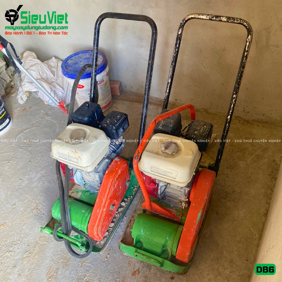 Máy đầm bàn 59-70kg Nhật Bản cũ (Động cơ GX160) bàn giao