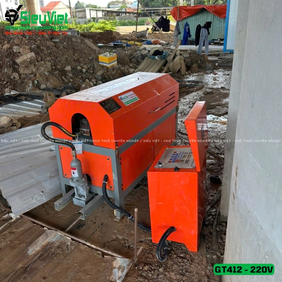 Máy duỗi cắt sắt GT412 - 220V giao thuê ngày