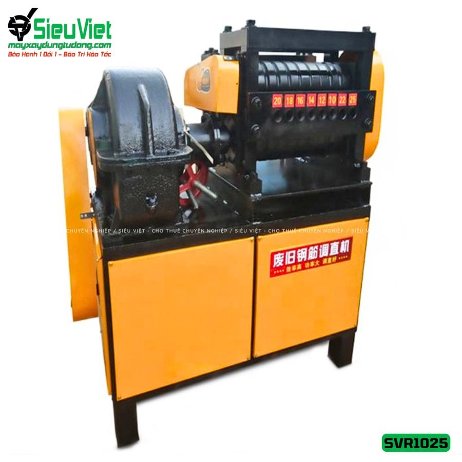 Cho thuê máy duỗi sắt phế liệu sắt rối SVR1025 theo ngày