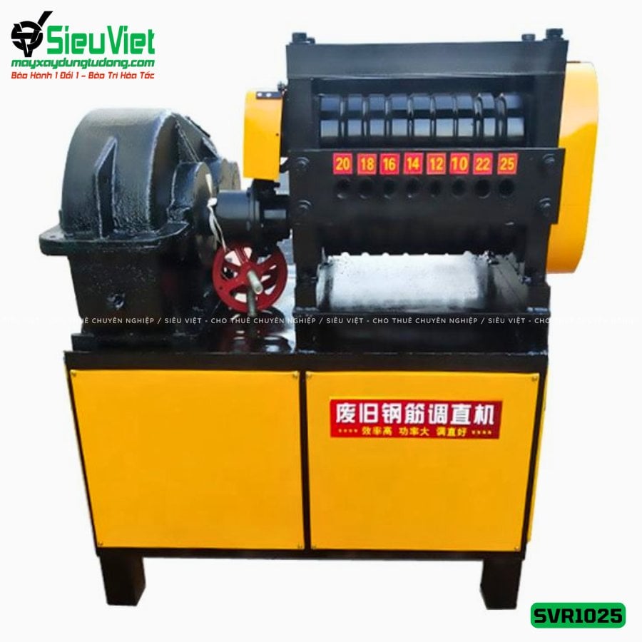 Cho thuê máy duỗi sắt phế liệu sắt rối SVR1025 theo tháng