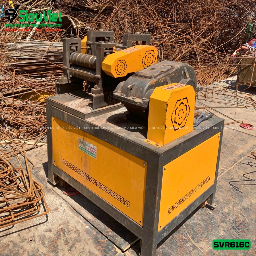 Máy duỗi sắt phế liễu SVR616C bàn giao