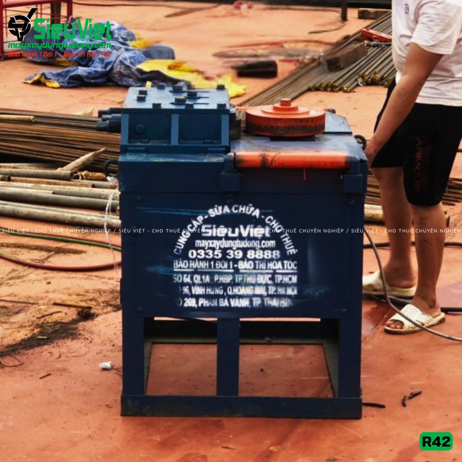 Máy uốn đai tròn R42 Việt Nam cũ bàn giao