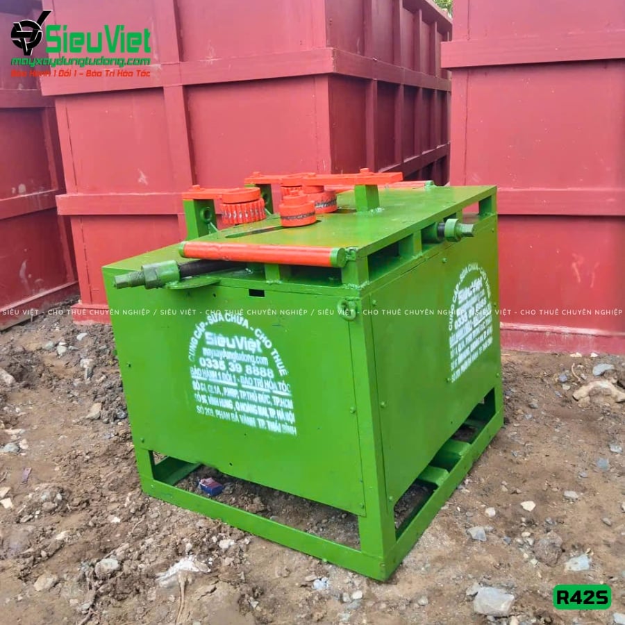 Máy uốn đai tròn R42S Việt Nam cũ bàn giao