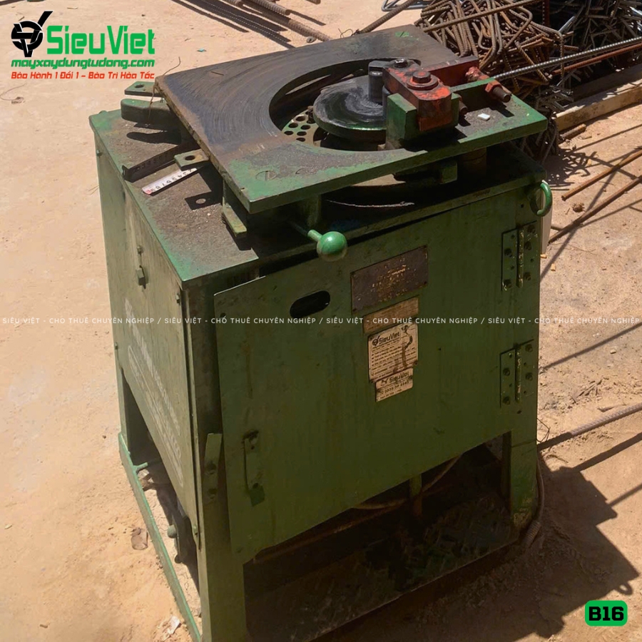 Máy uốn sắt B16 Nhật Bản giao thuê tháng