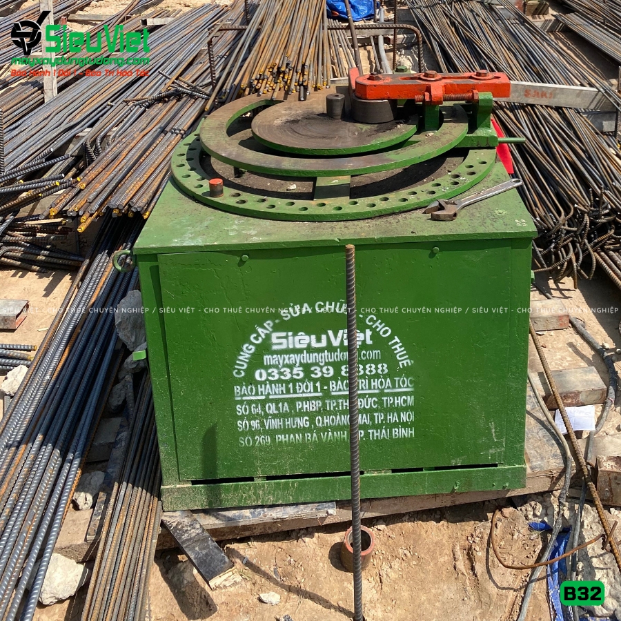 Máy uốn sắt B32 giao bán tại Thủ Dầu Một, Bình Dương