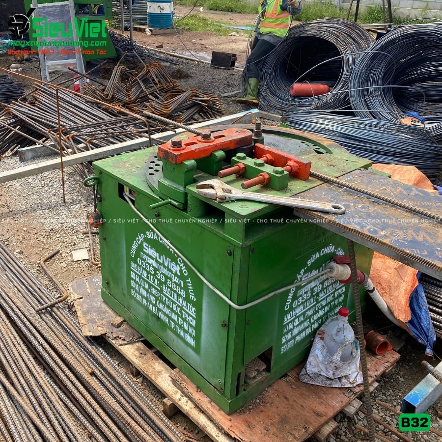 Máy uốn sắt B32 giao&nbsp;thuê&nbsp;tháng&nbsp;tại Châu Đức, Bà Rịa - Vũng Tàu
