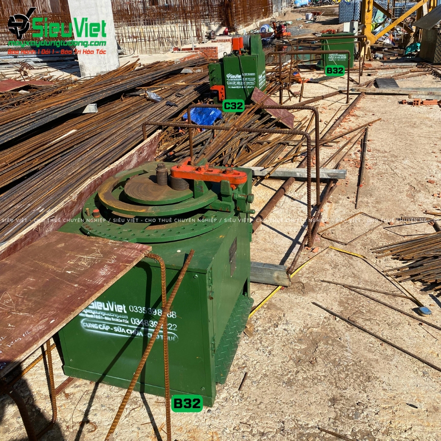 Máy uốn sắt B32 giao thuê tháng