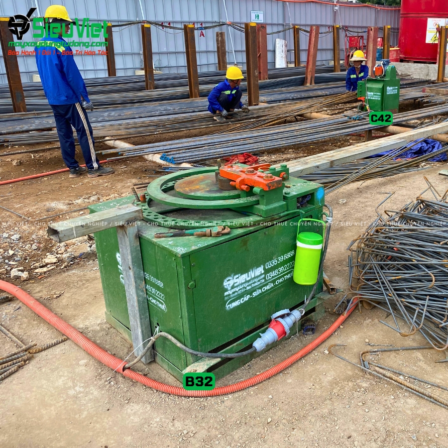 Máy uốn sắt B32 giao thuê tháng