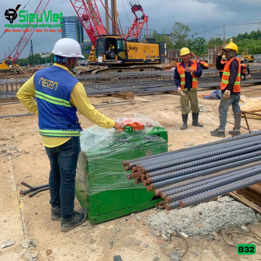 Máy uốn sắt B32 giao thuê tháng