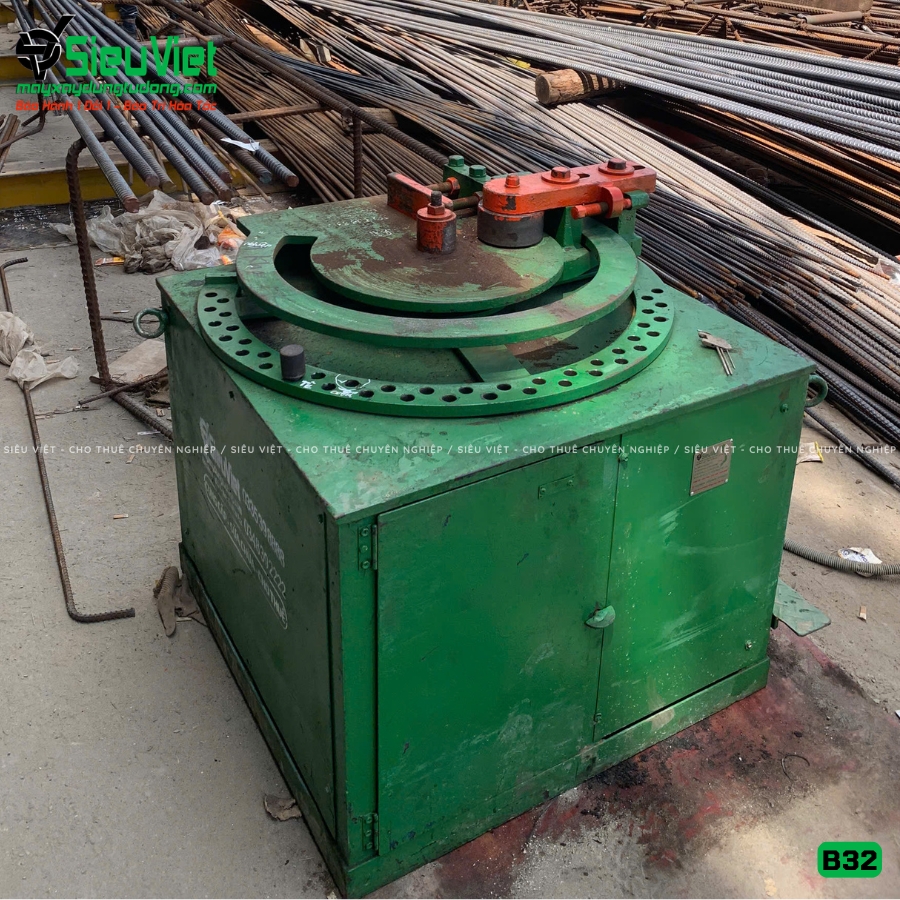Máy uốn sắt B32 Nhật Bản bàn giao