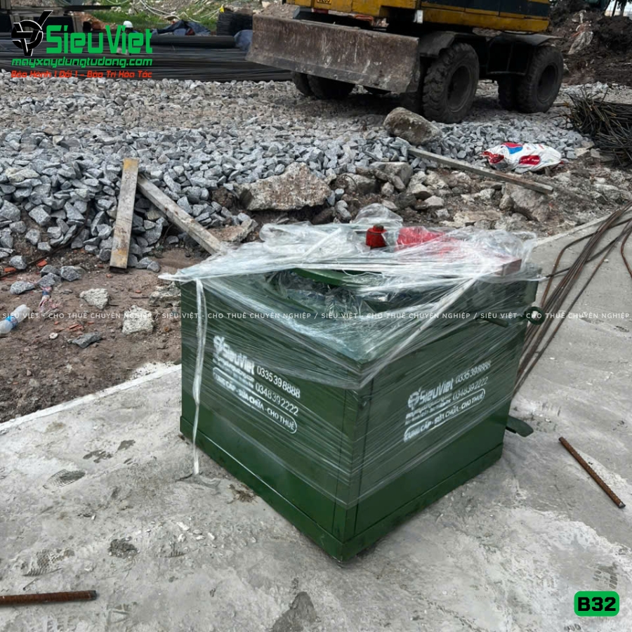 Máy uốn sắt B32 Nhật Bản bàn giao