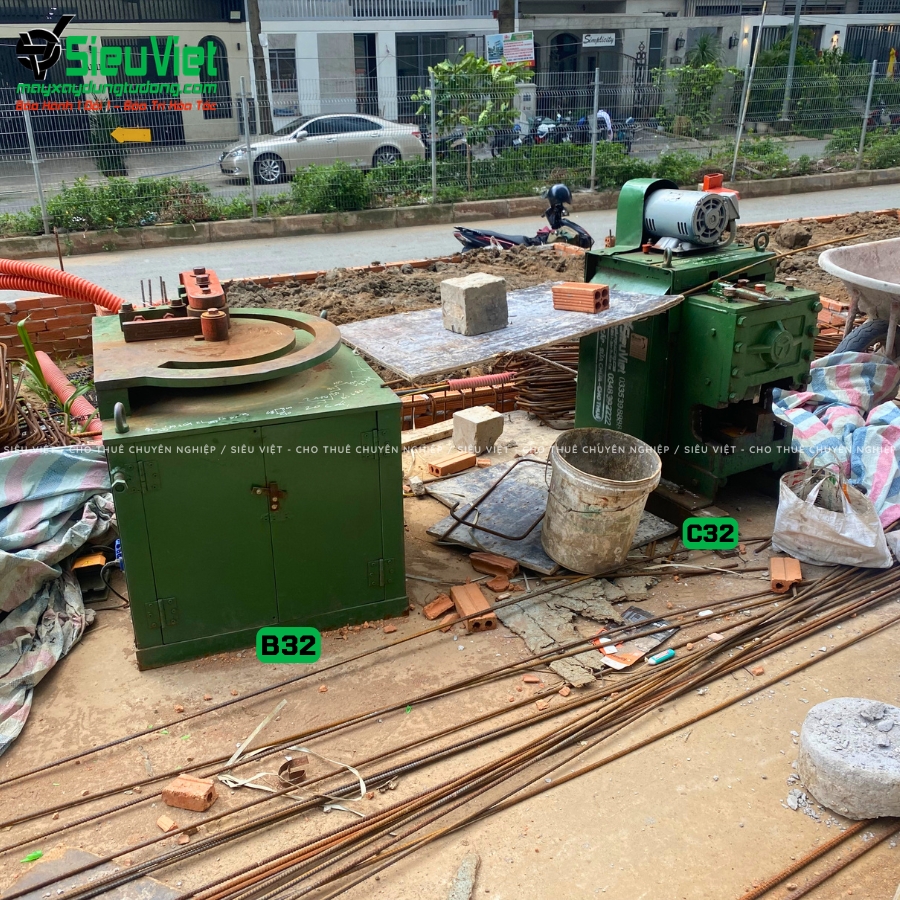 Máy uốn sắt B32 Nhật Bản cũ bàn giao