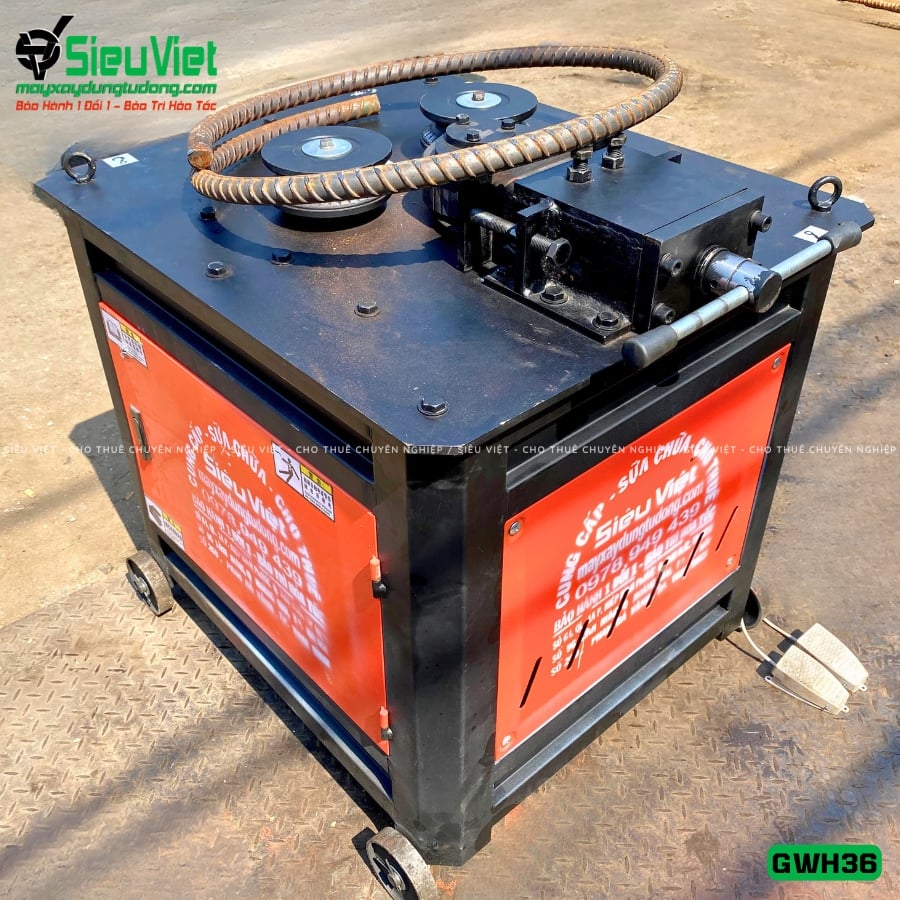 Máy uốn sắt vòng tròn GWH36 Trung Quốc