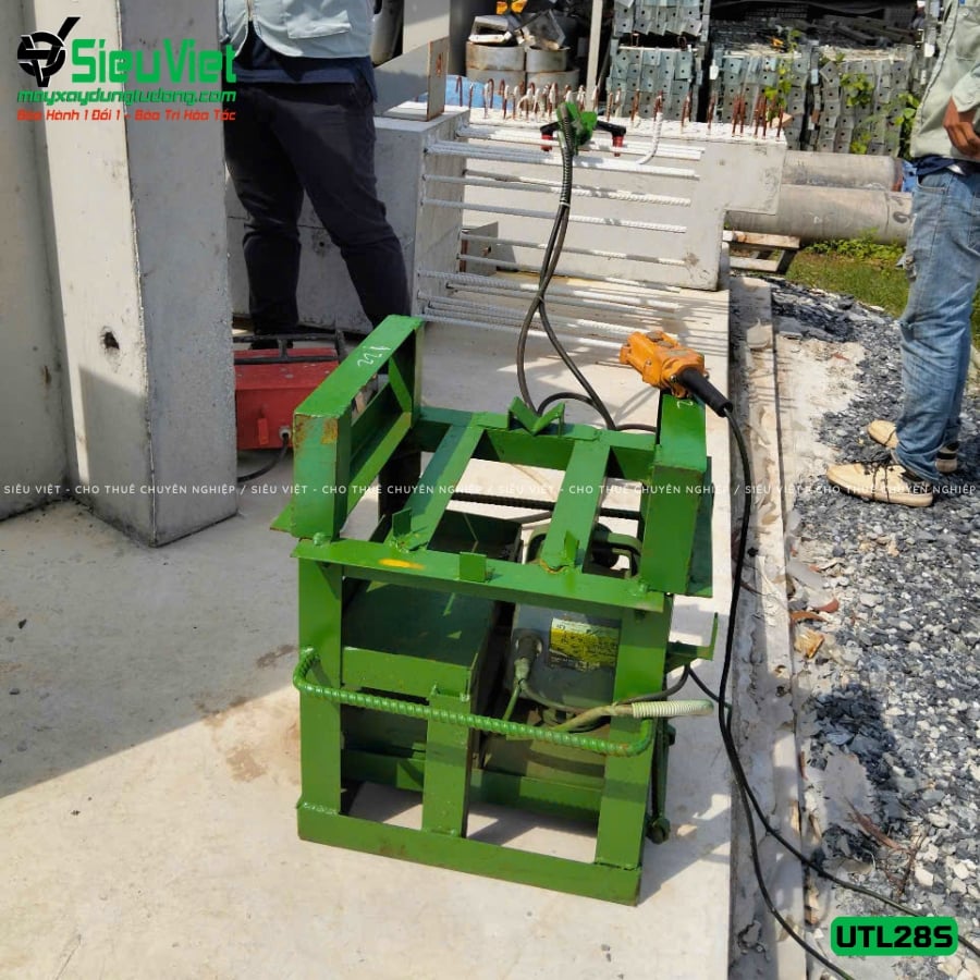 Máy uốn sắt thủy lực cầm tay UTL28S cũ bàn giao