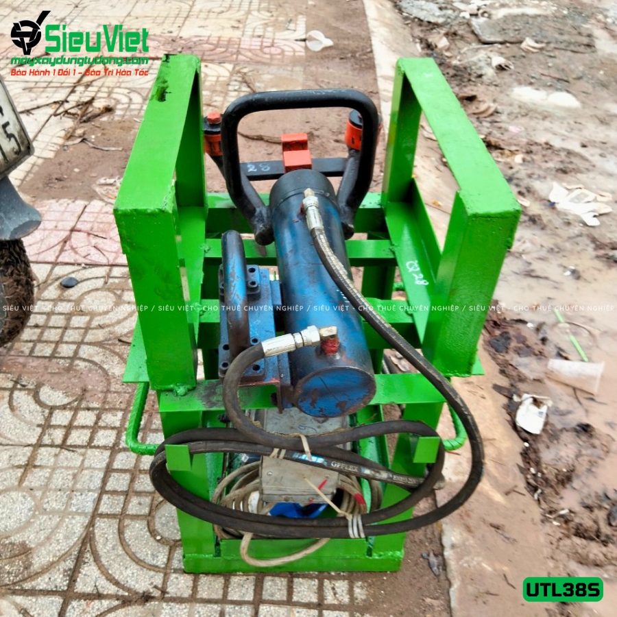 Máy uốn sắt thủy lực cầm tay UTL38S cũ bàn giao