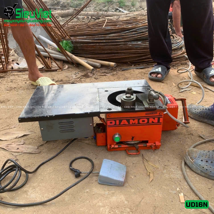 Máy uốn sắt UD16 cũ bàn giao