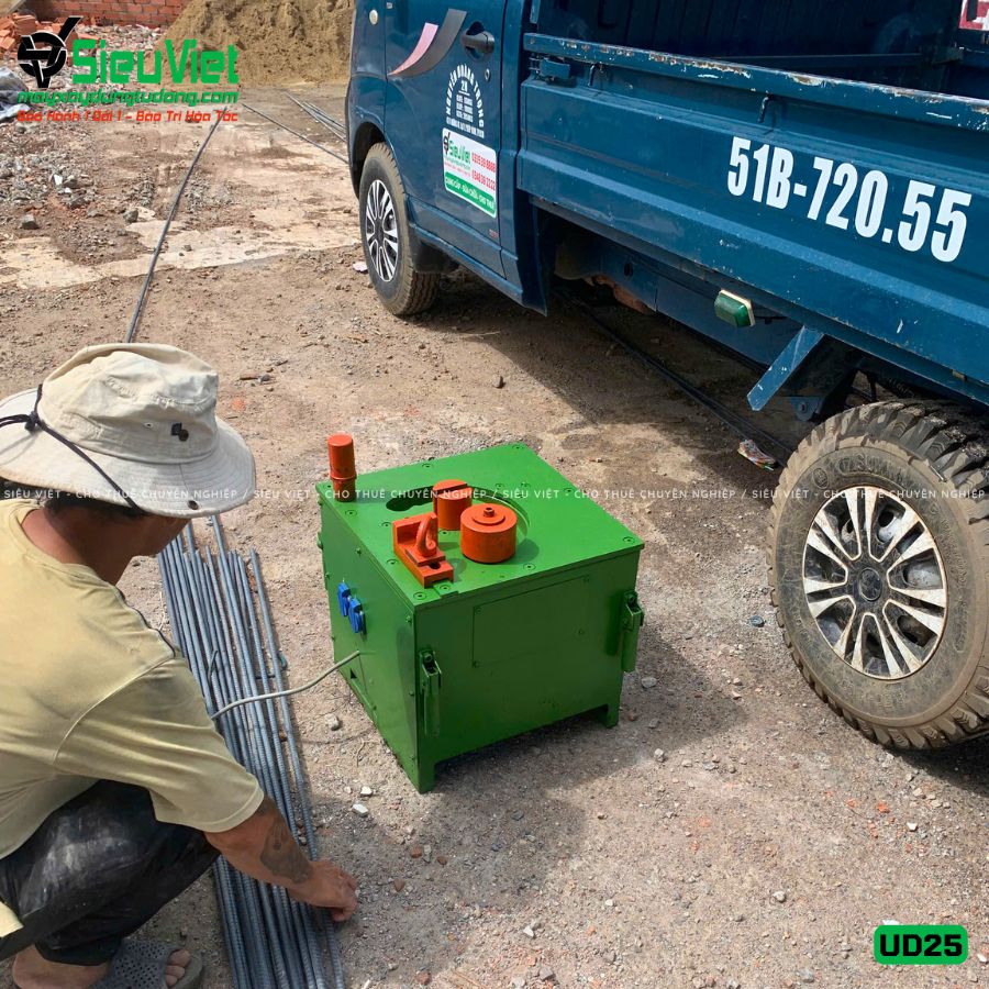 Máy uốn sắt UD25 giao thuê ngày