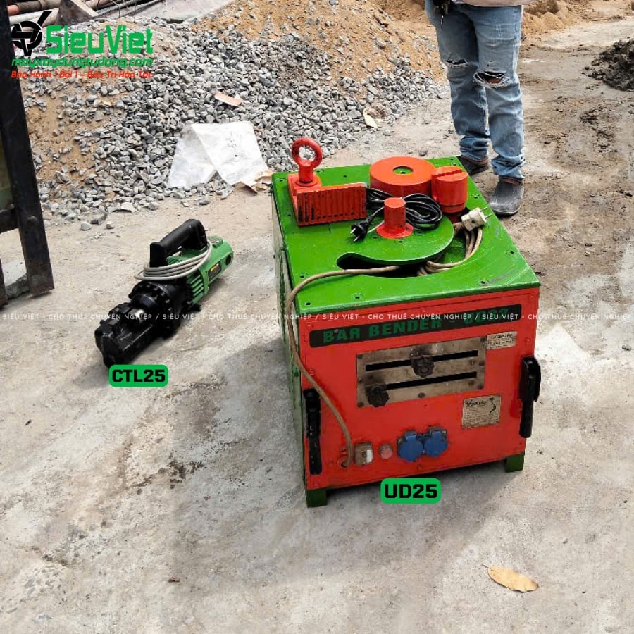 Máy uốn sắt UD25 giao thuê tháng