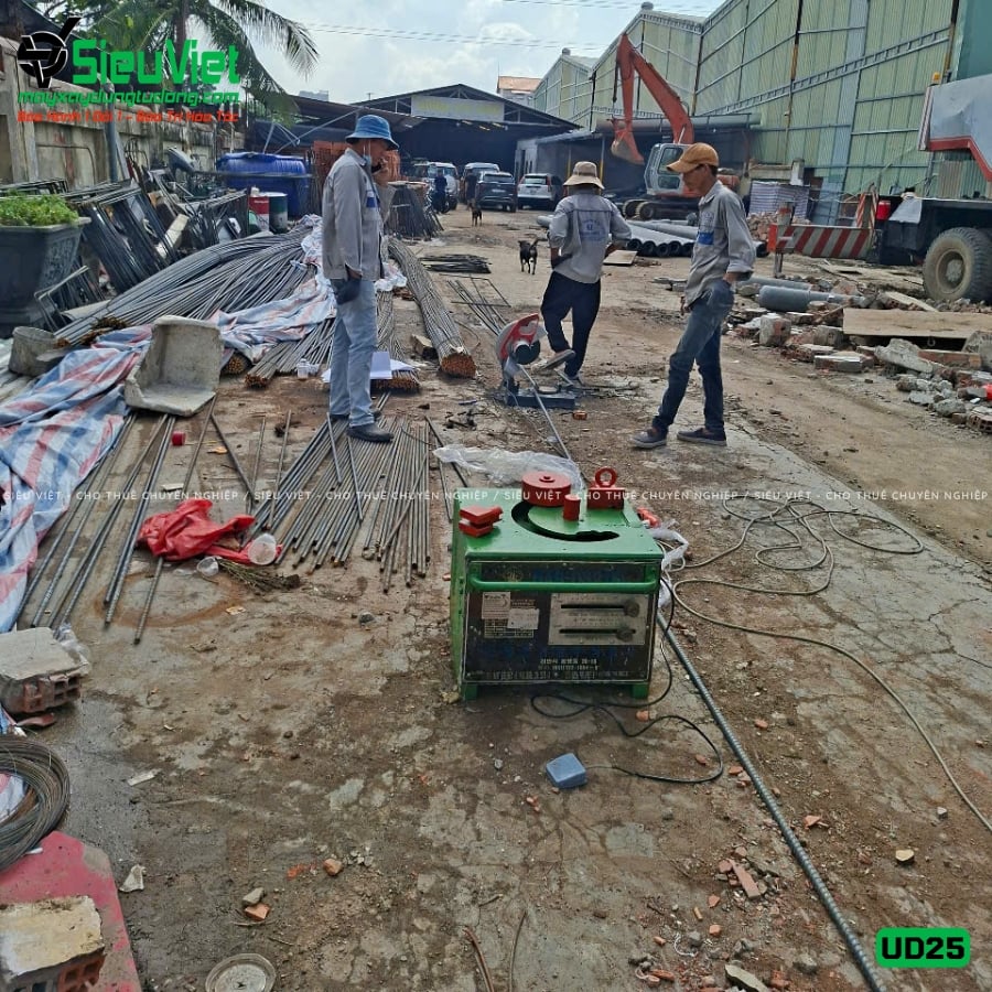Máy uốn sắt UD25 giao thuê tháng