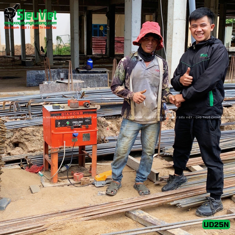 Máy uốn sắt UD25N Nhật Bản cũ bàn giao