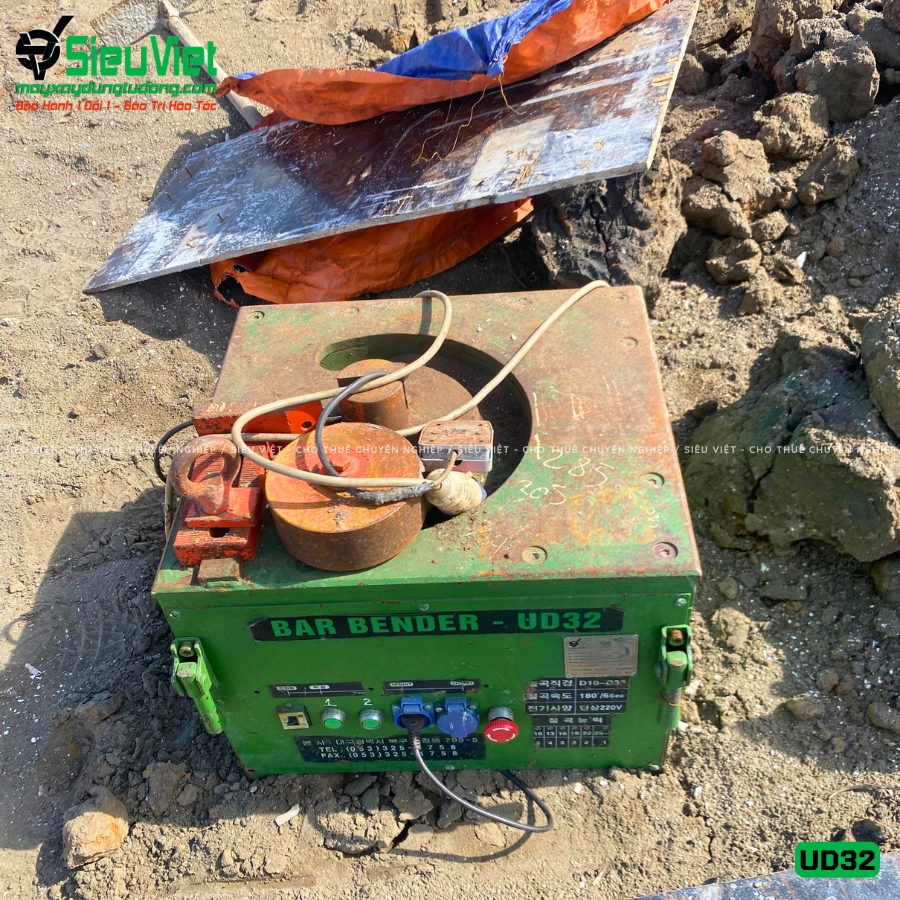 Máy uốn sắt UD32 giao thuê tháng