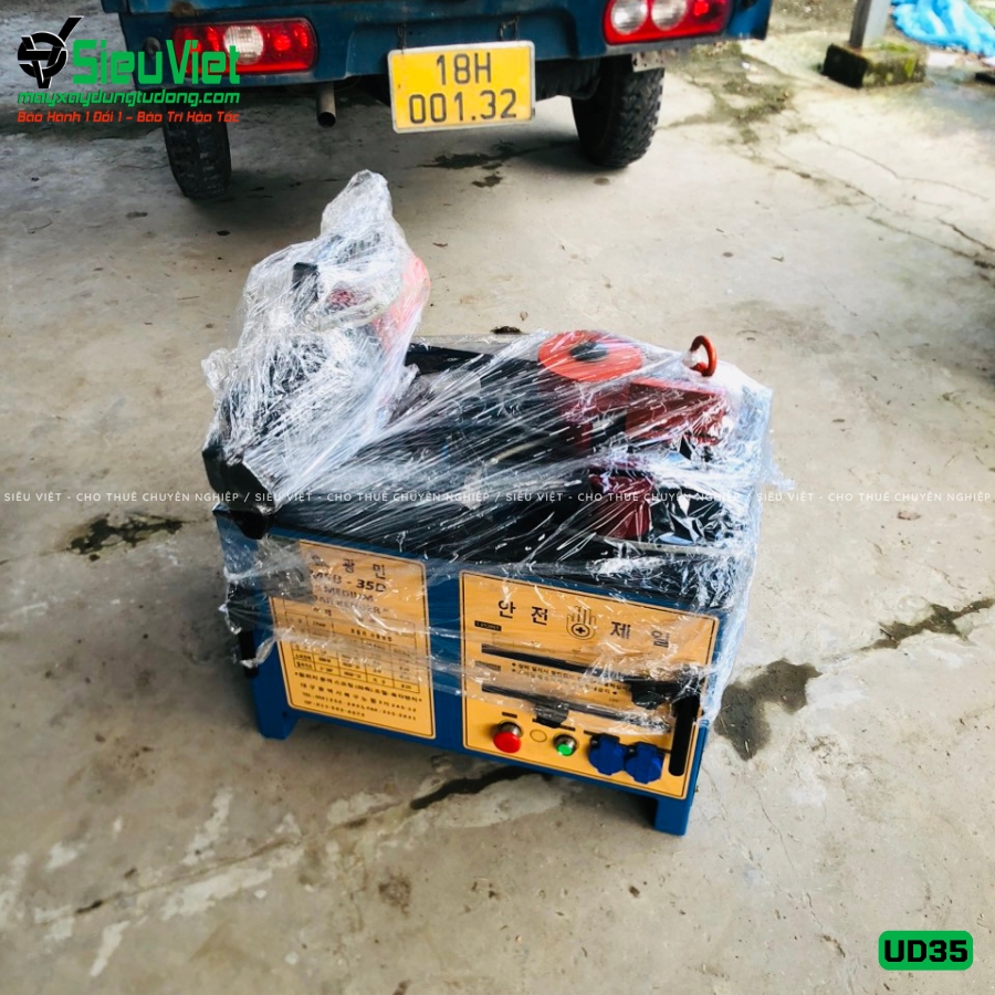 Máy uốn sắt phi 25 Hàn Quốc cũ bàn giao