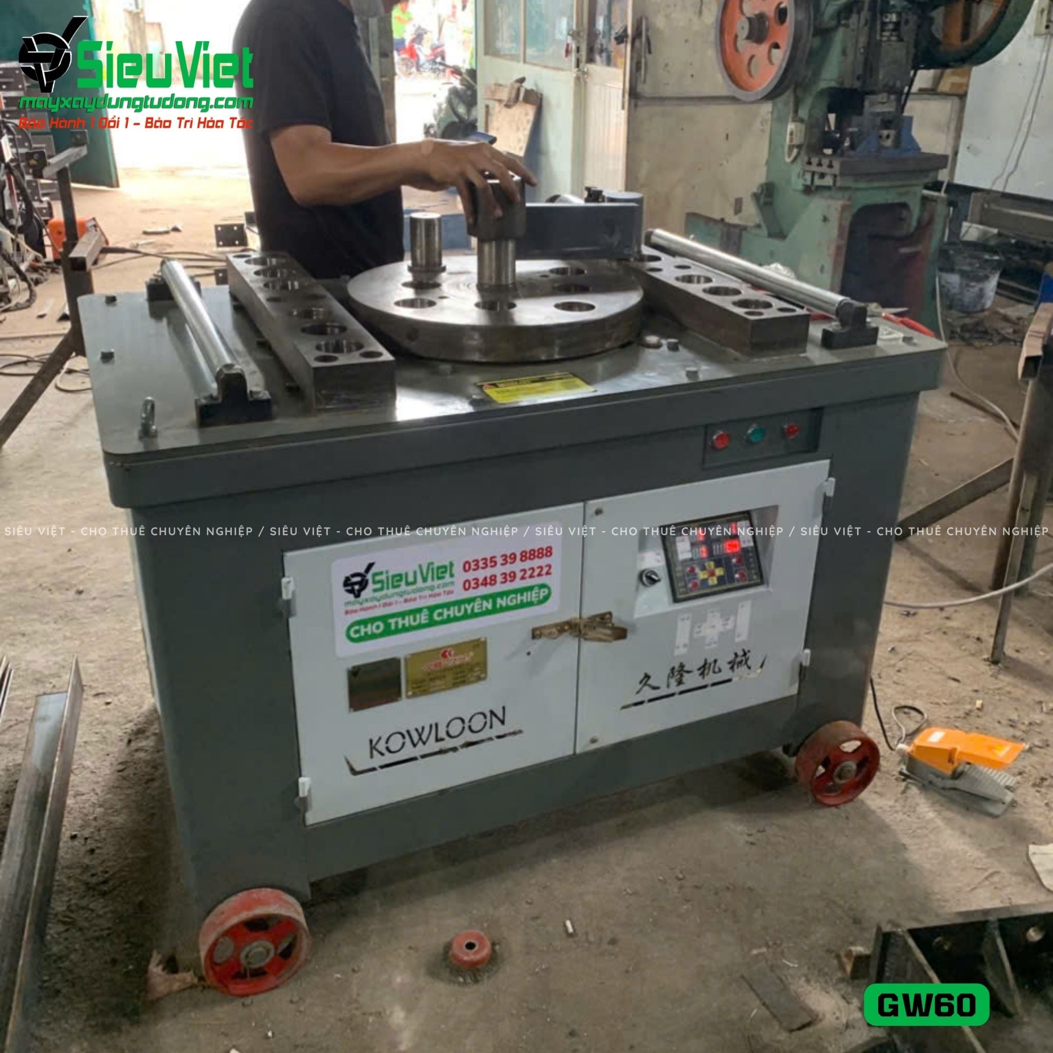 Máy uốn sắt&nbsp;GW60 Kowloon Trung Quốc