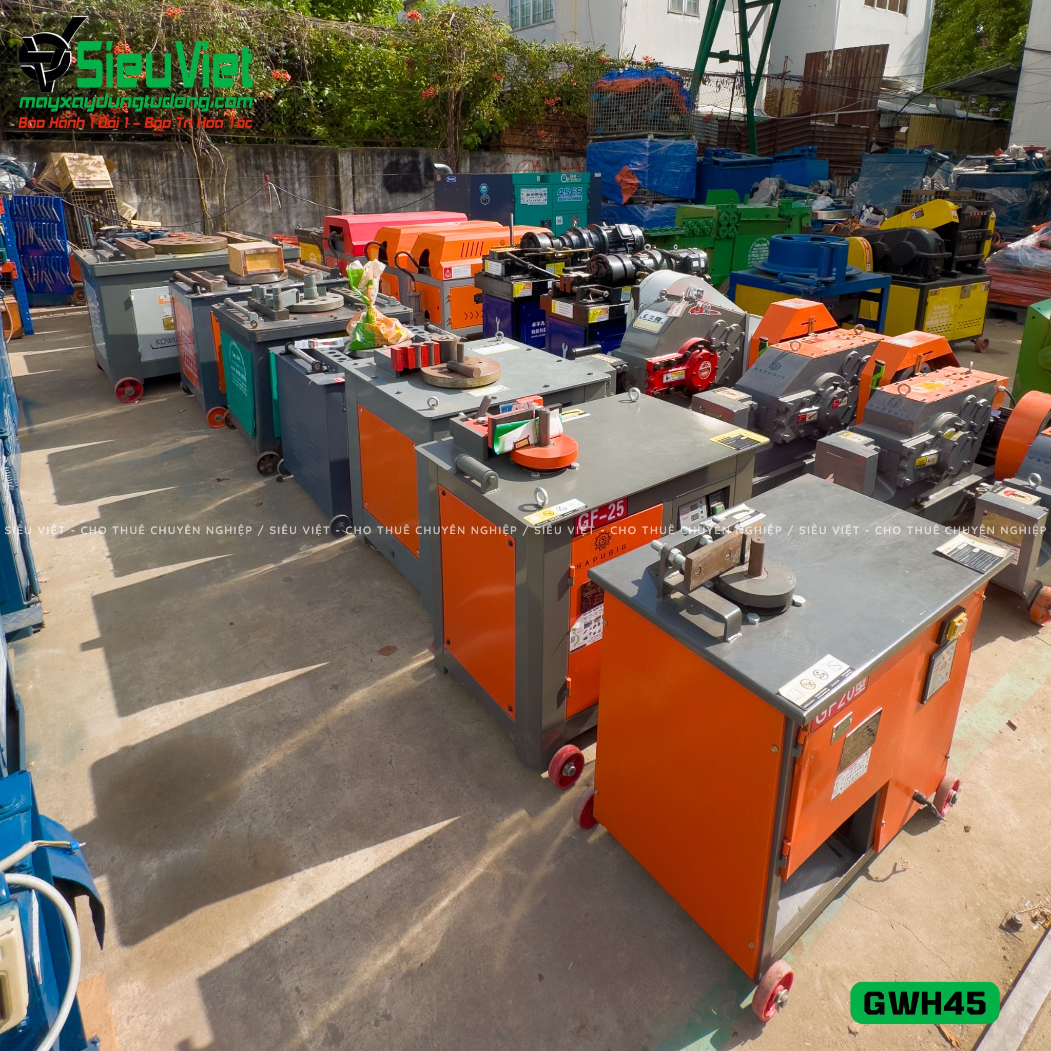 máy uốn vòng tròn thép GWH45
