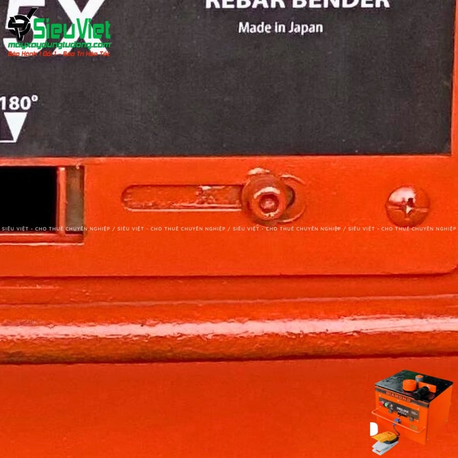 Ốc cố định góc uốn máy uốn sắt 1 pha Nhật Bản