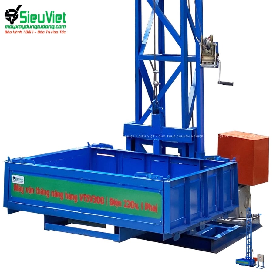 Thùng nâng hàng vận thăng nâng hàng VTSV300