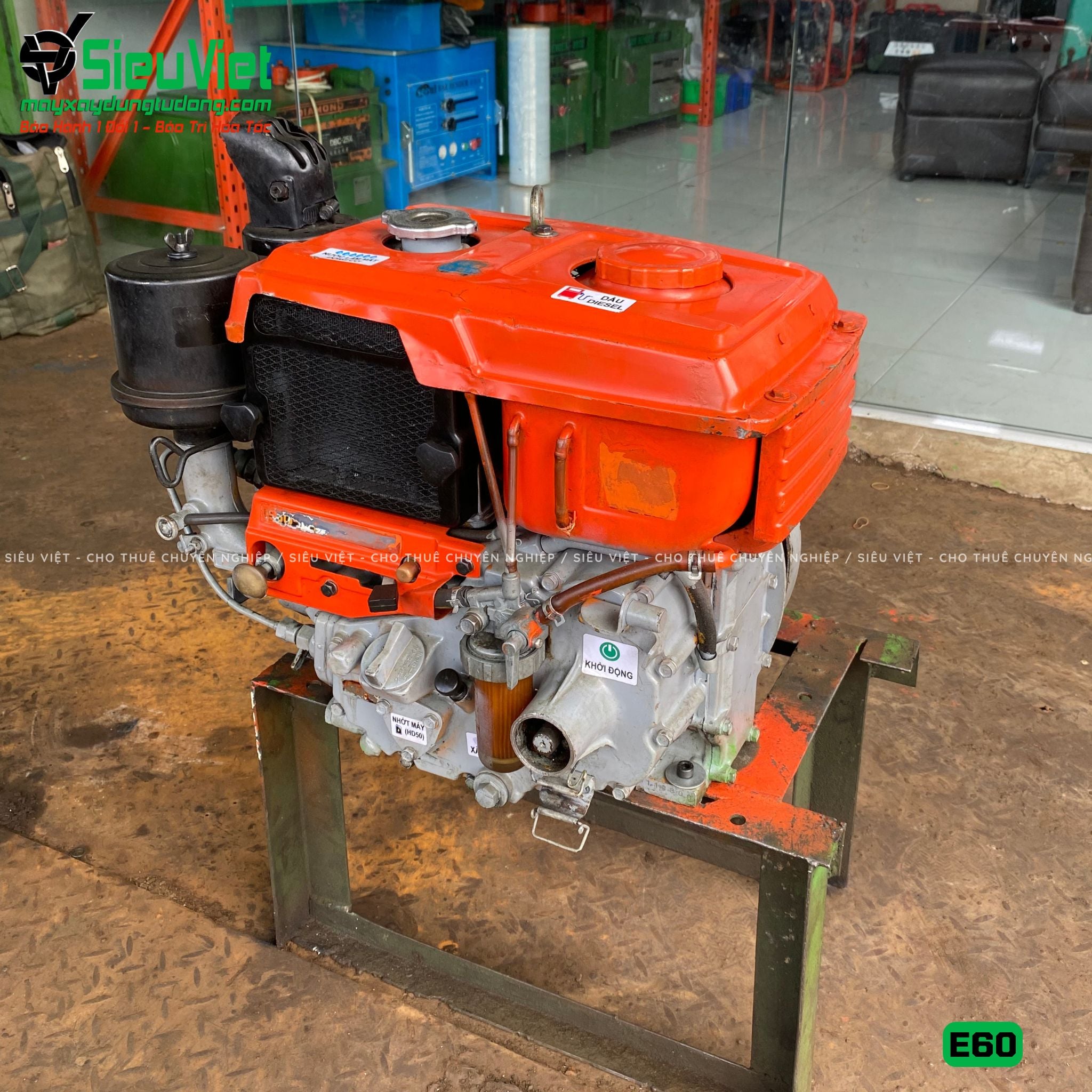 Động cơ diesel Kubota E60 Nhật Bản