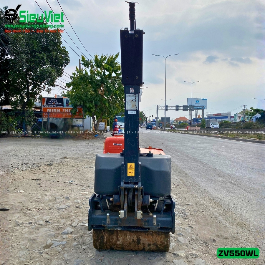 Tổng quan xe lu rung dắt tay Hitachi ZV550WL