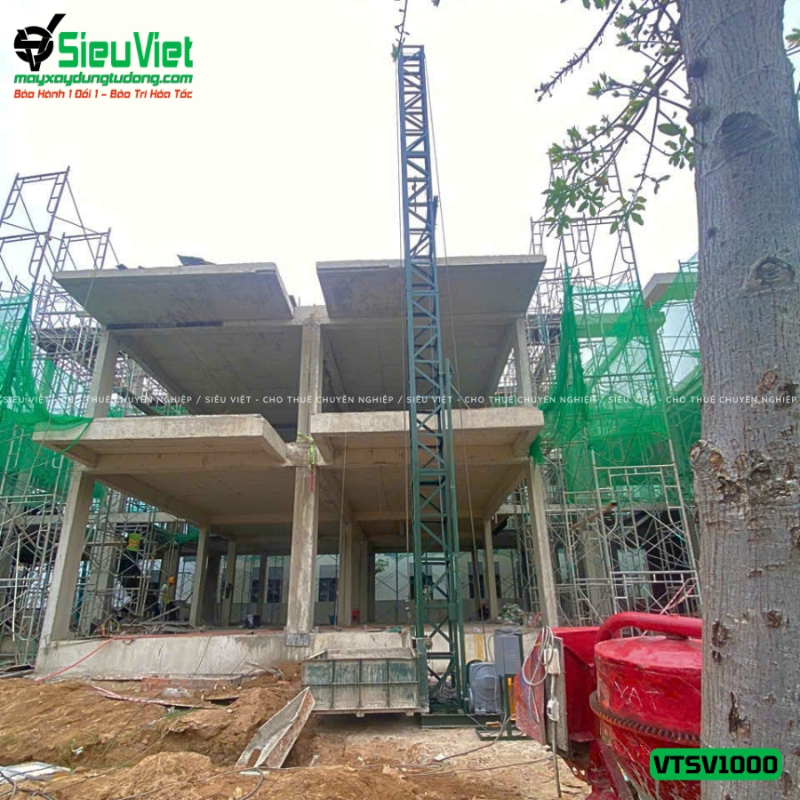 Vận thăng nâng hàng 1000kg giao thuê tại Đồng Nai