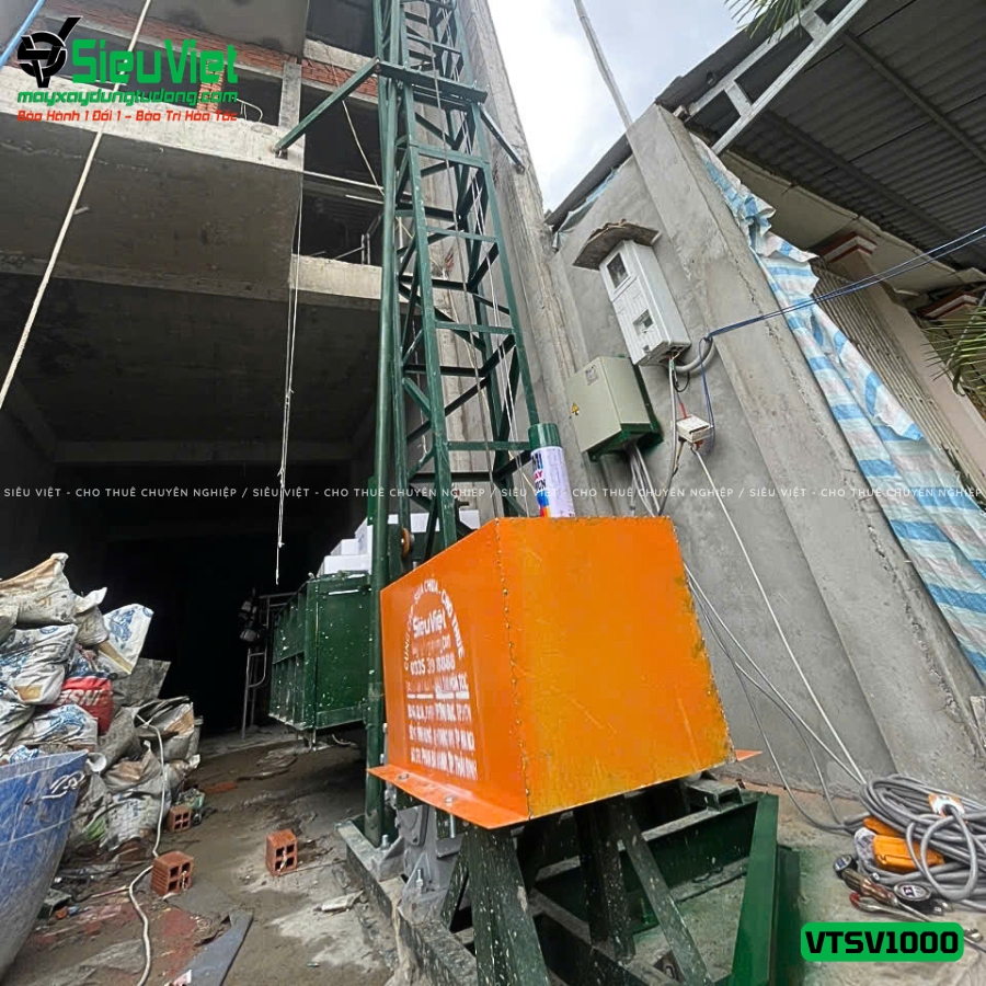 Vận thăng nâng hàng 1000kg giao thuê tại Ninh Kiều
