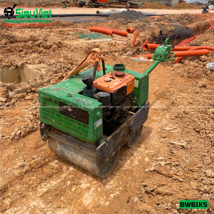 Xe lu dắt tay Bomag BW61KS bàn giao