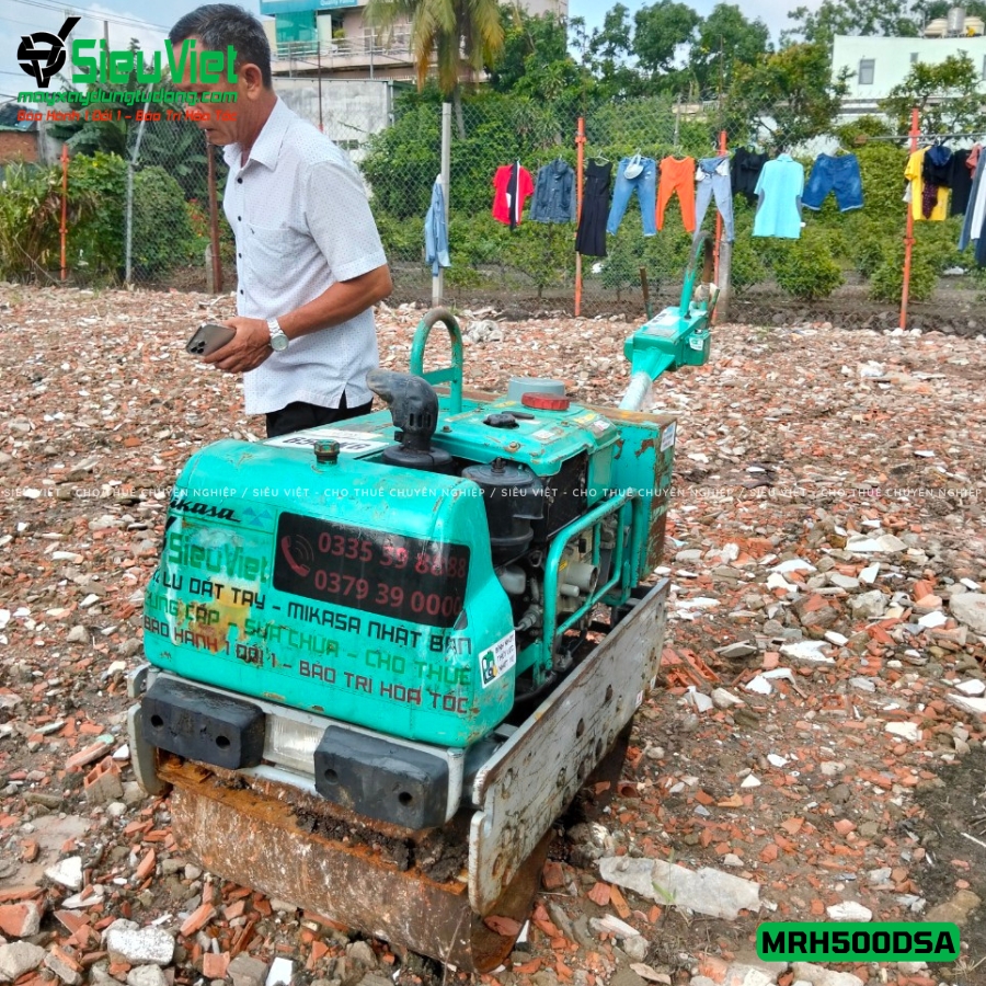Xe lu dắt tay Mikasa MRH500DSA bàn giao