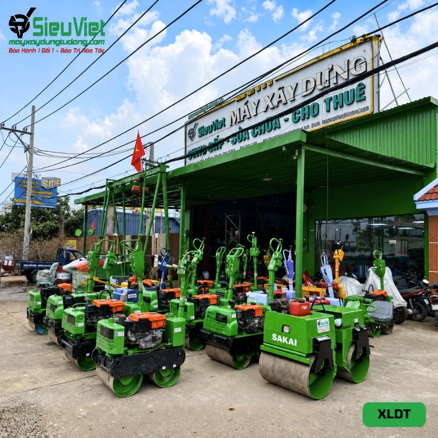 Dịch vụ bán - cho thuê xe lu dắt tay tại Siêu Việt