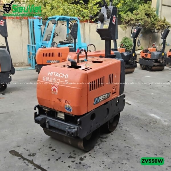 Xe lu rung dắt tay 620Kg Hitachi ZV550W Nhật Bản (11370)
