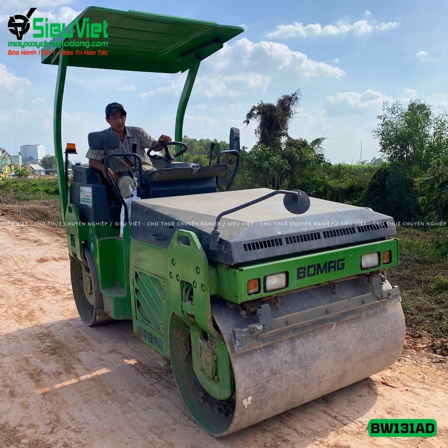 Xe lu rung nhỏ Bomag BW131AD giao bán tại Biên Hòa